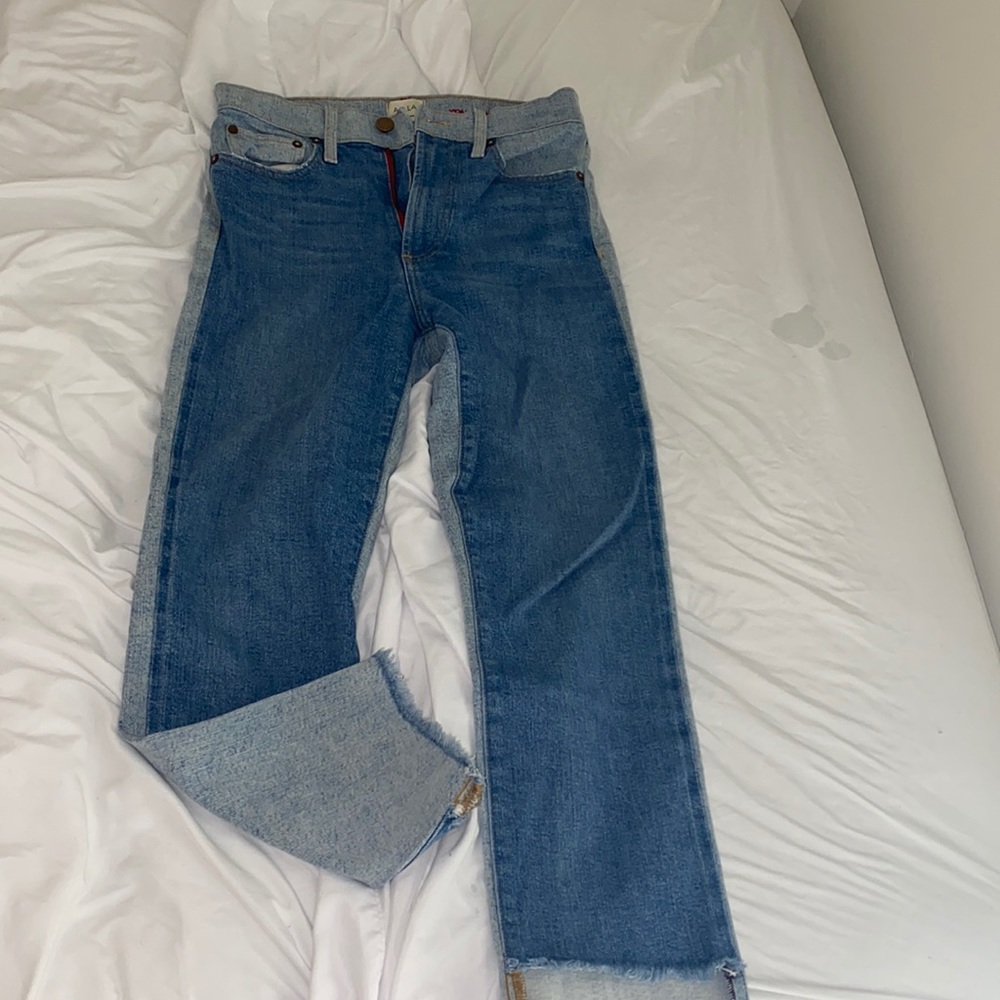 Two tone jeans